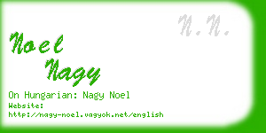 noel nagy business card